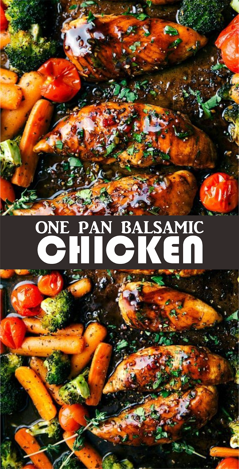 ONE PAN BALSAMIC CHICKEN | Think food