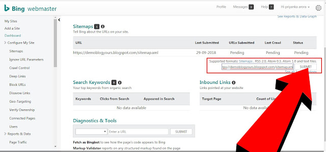 Submit Sitemap On Bing Submit Sitemap On Bing