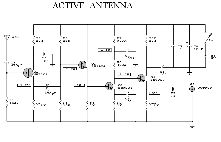 Satellite Antenna Circuit Diagram