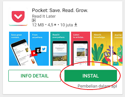 Cara Membaca Artikel Secara Offline di Android