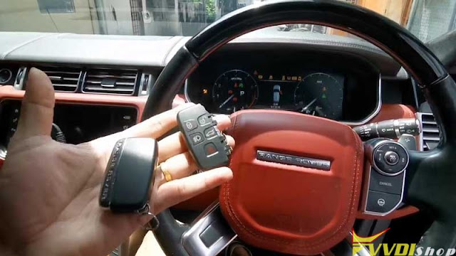 Add 2016 Range Rover Key by Xhorse VVDI Key Tool Plus 8