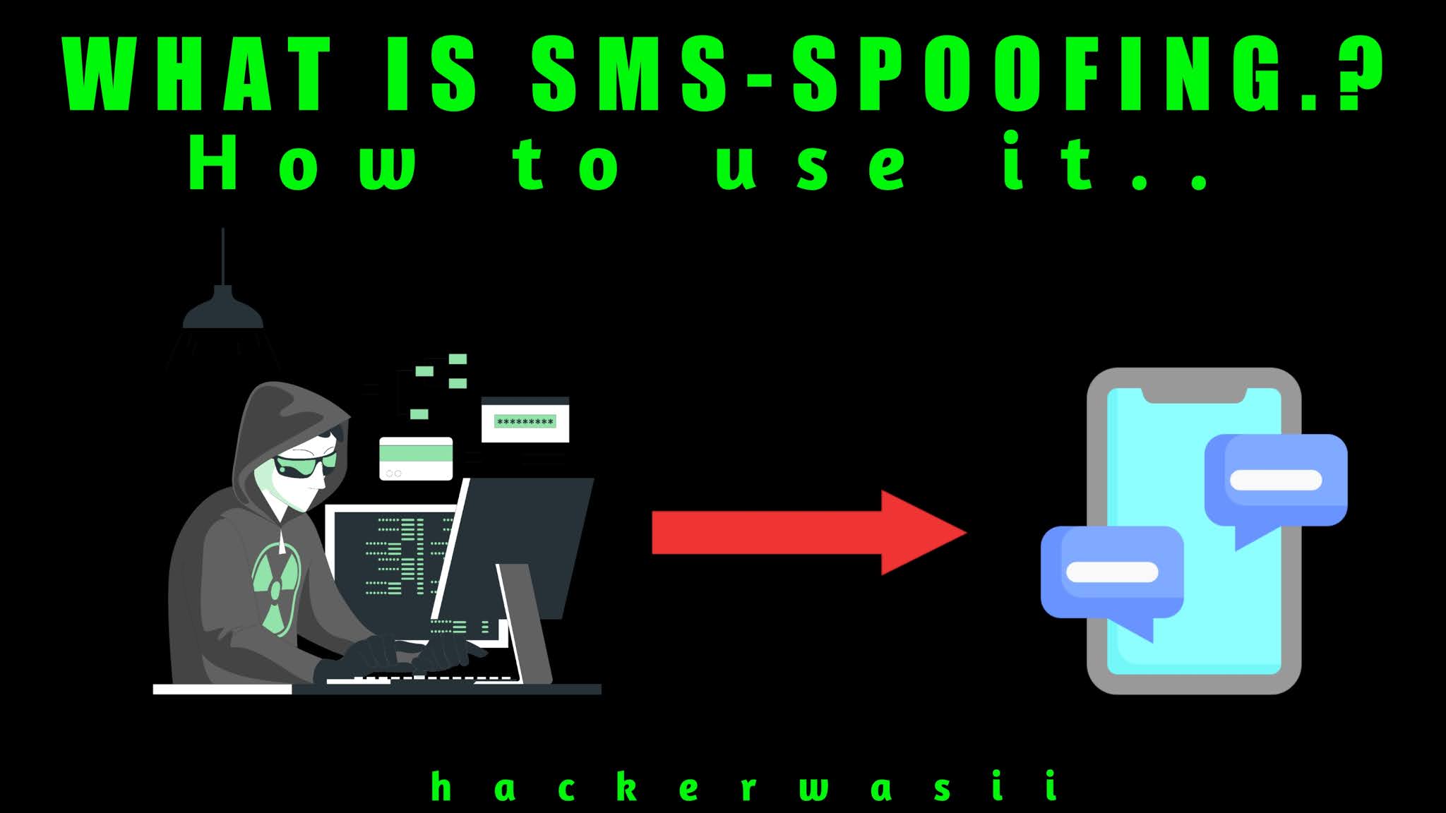 How to Spoof SMS Messages Hacker wasii