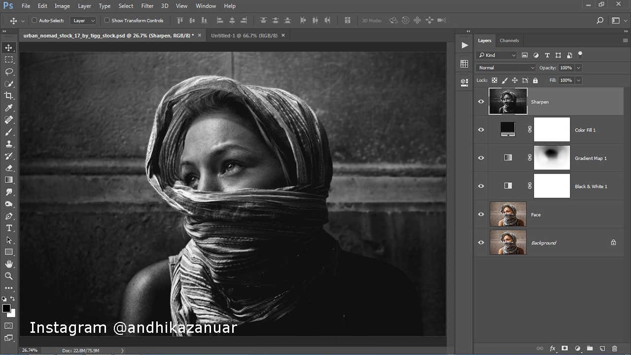 Dramatic Black and White (Quick Tutorial)