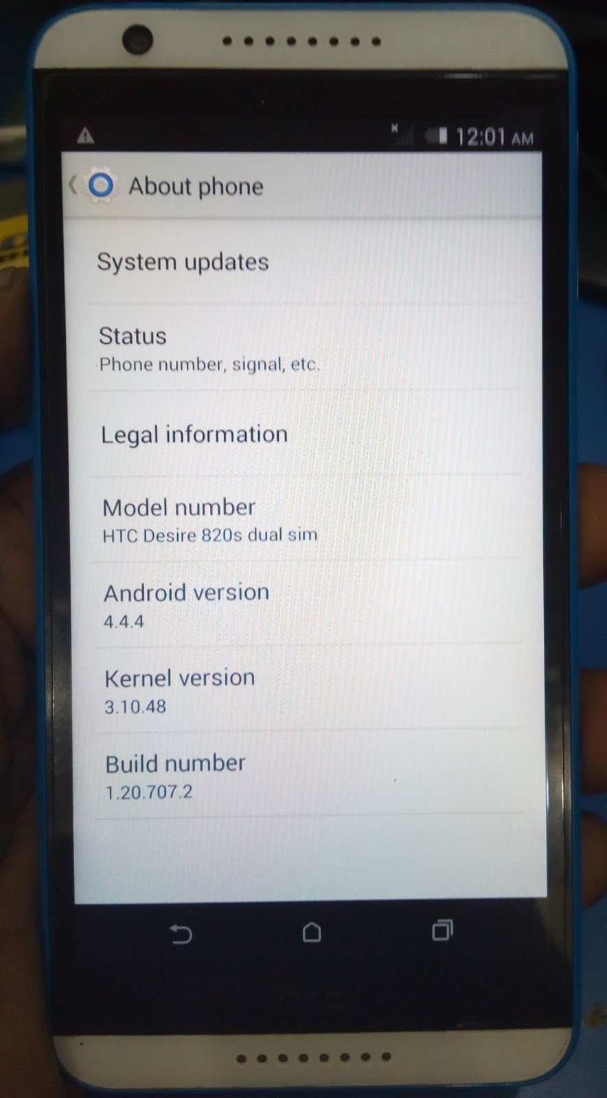htc desire 820s dual sim firmware dead