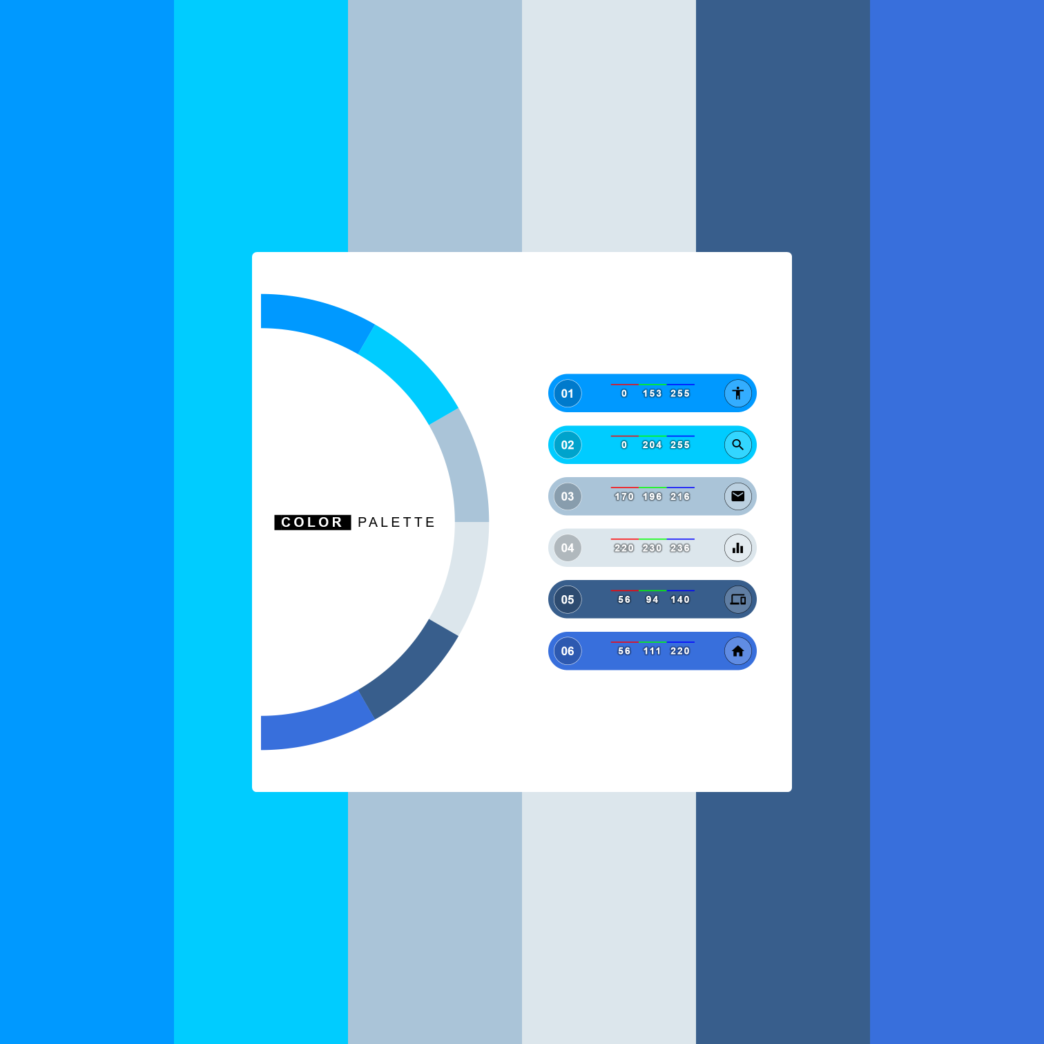 Color Palette 026 PowerPoint Free