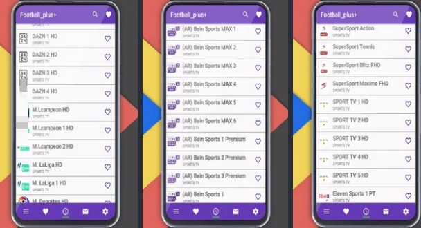 تحميل تطبيق football plus apk لمشاهدة القنوات - النسخة الذهبية مجانا