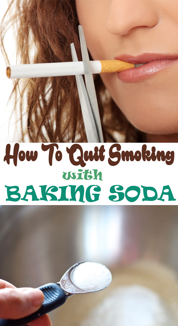 How to quit smoking with baking soda Healthy Lifestyle