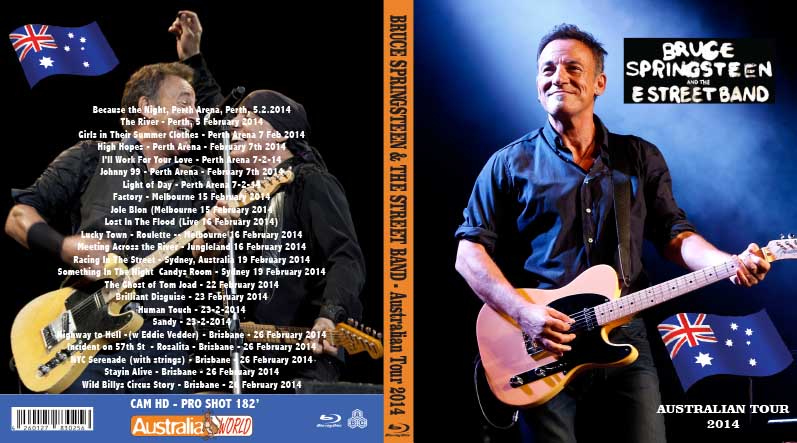 Blurayliveconcert Bruce Springsteen Australian Tour 2014