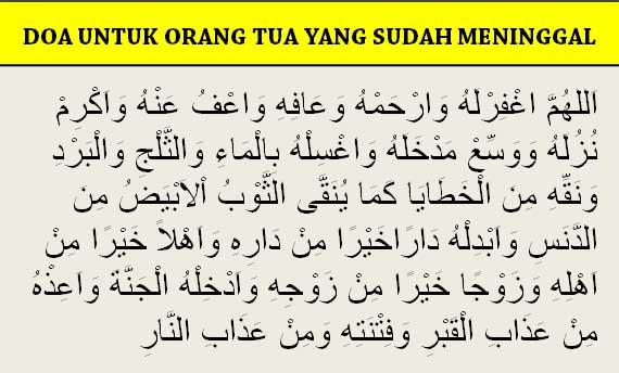 4 Doa  Untuk  Orang  Tua yang Sesuai Sunnah Rasululloh Doa  