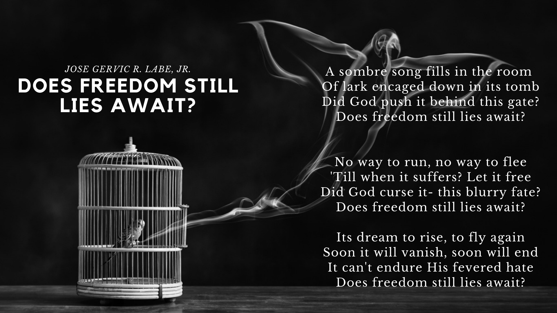 [Poetry] Does Freedom Still Lies Await? Flecks of Varied Colors