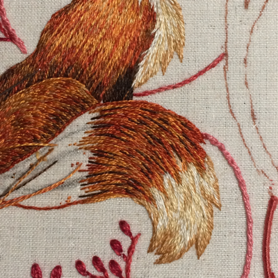 In the Studio: The Illuminated William Morris - Fox’s Tail!