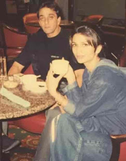 Rhea Pillai With Sanjay Dutt