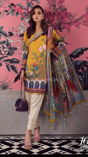Uk Fashion Style Sana Safinaz Lawn Collection 2019 Unstitched 3 Piece Suit