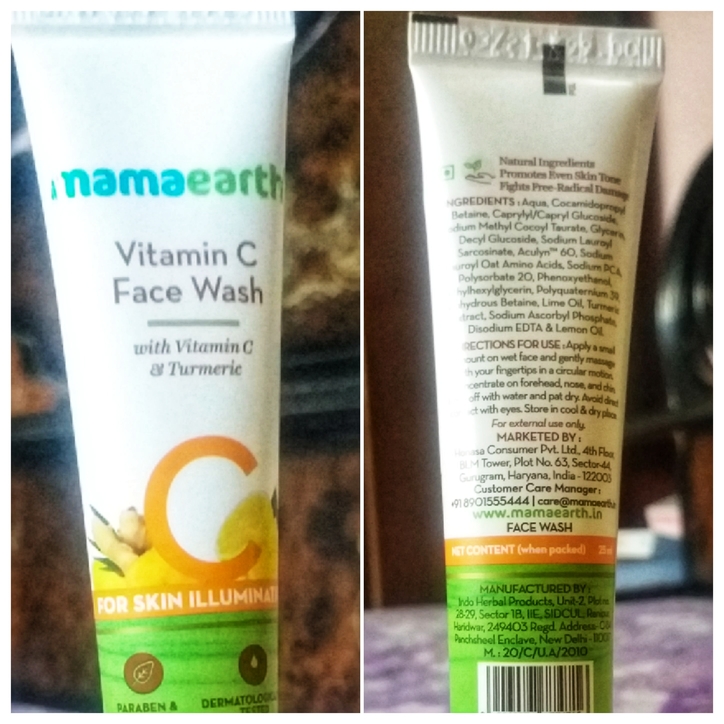 Mamaearth Vitamin C Face Wash Review RJ PRO REVIEWS