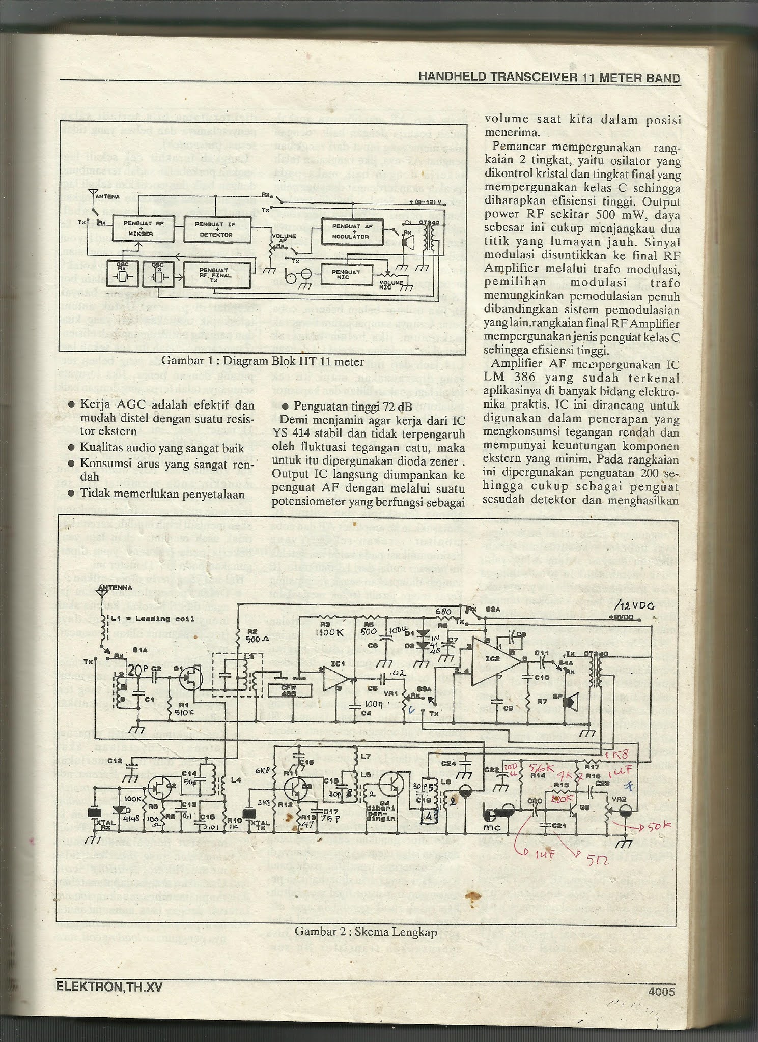 Hobbies MEKATRONIKA . . MERAKIT RADIO CB KRAP 11 METER BAND AM