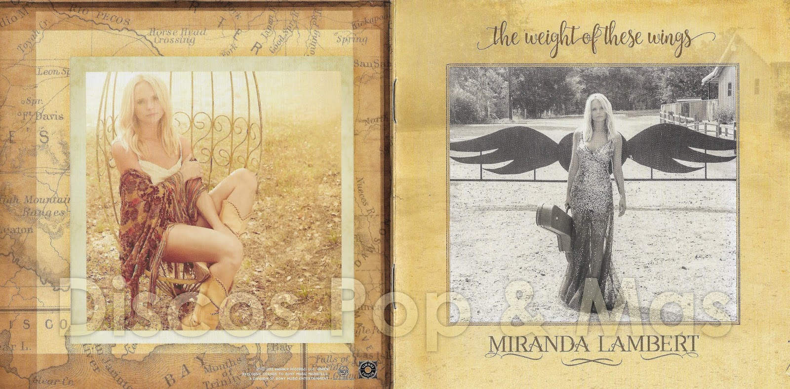 Discos Pop & Mas Miranda Lambert The Weight of These Wings