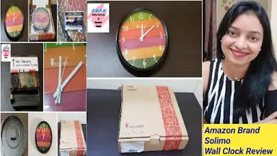 amazon brand solimo wall clock review, wall clock review, wall clock online