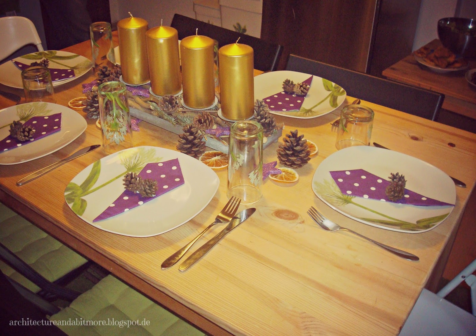 Architecture and a bit more: 4 easy Christmas (IKEA) table decoration Ideas