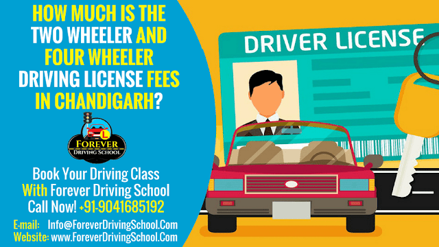 TWO WHEELER AND FOUR WHEELER DRIVING LICENSE FEES IN PANCHKULA