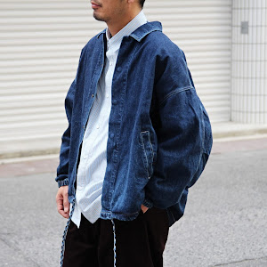 格安最安値 WONDERLAND（ワンダーランド） Coach jacket ストライプ柄