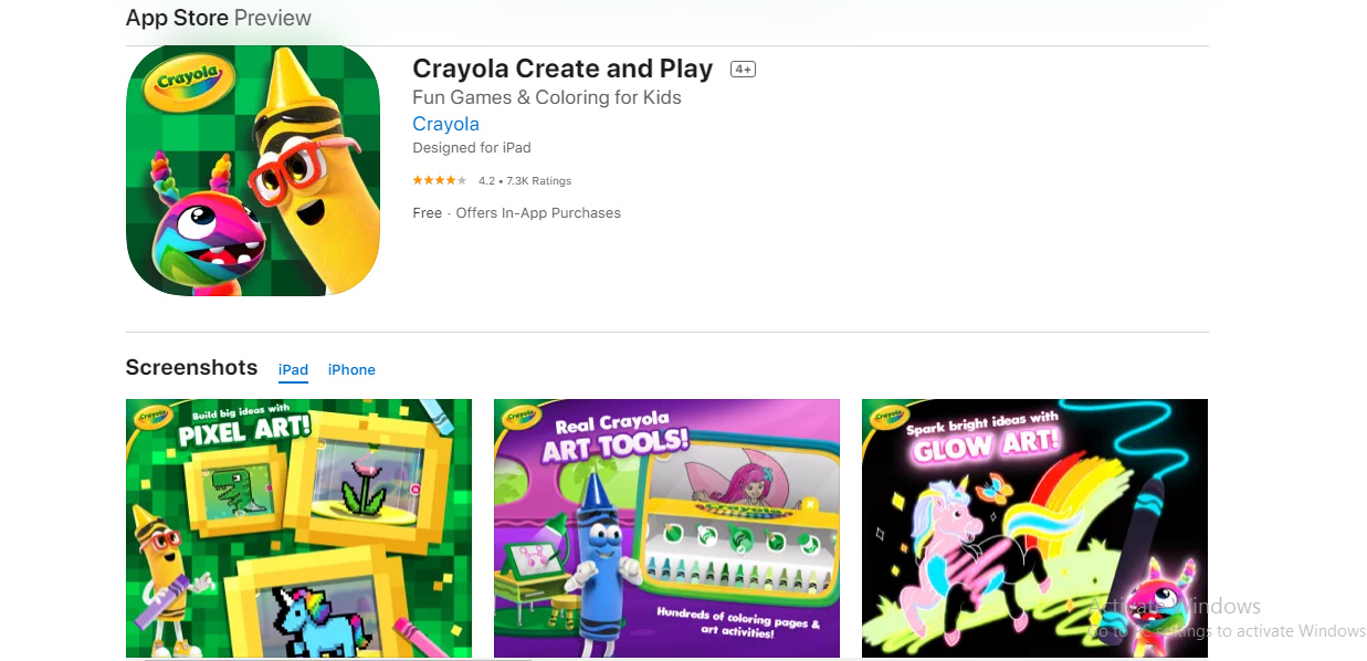 Crayola Create and Play تحميل تطبييق