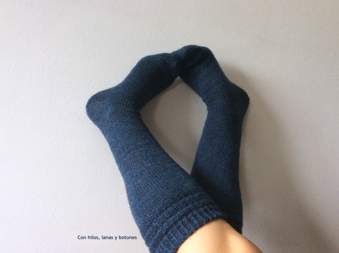 Con hilos, lanas y botones: Moffitt Socks (patrón de Soraya García, @soriknits)