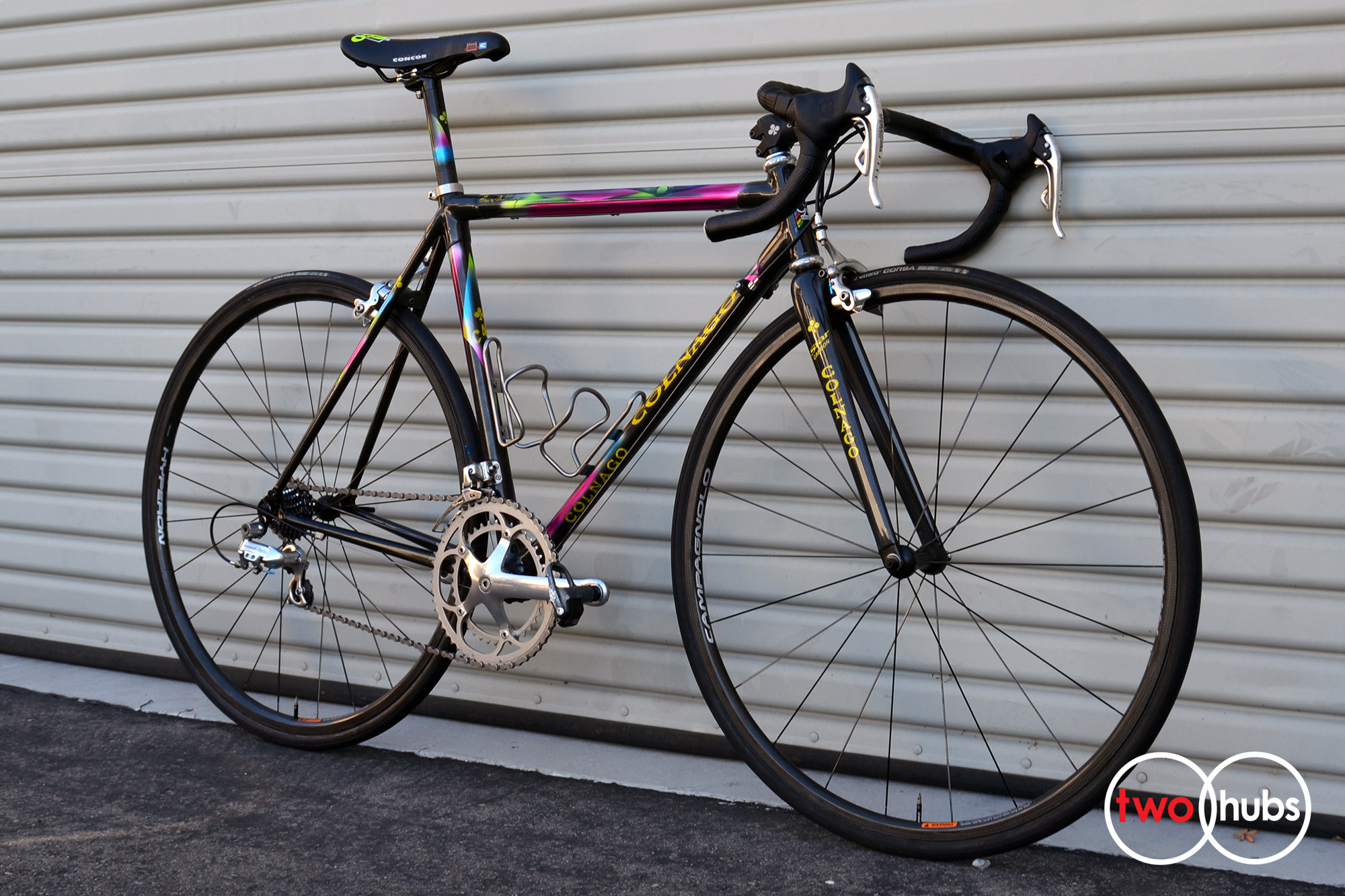 Colnago C40 Campagnolo Record Titanium Hyperon road bike at