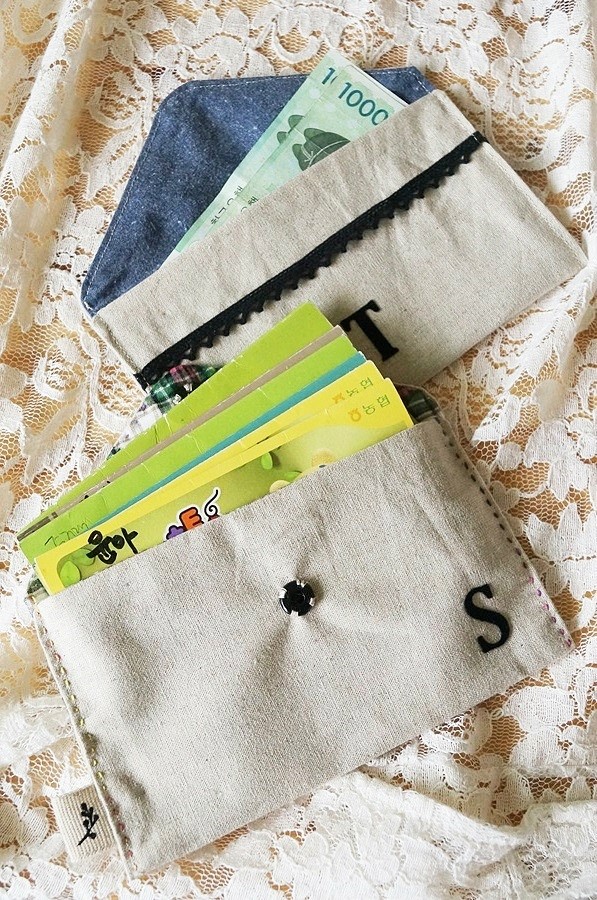 Money Holder / Fabric Envelope DIY DIY Tutorial Ideas!