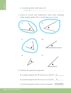 Respuestas Apoyo Primaria Desafíos matemáticos 3ro Grado Bloque IV Lección 64 Una regla circular 