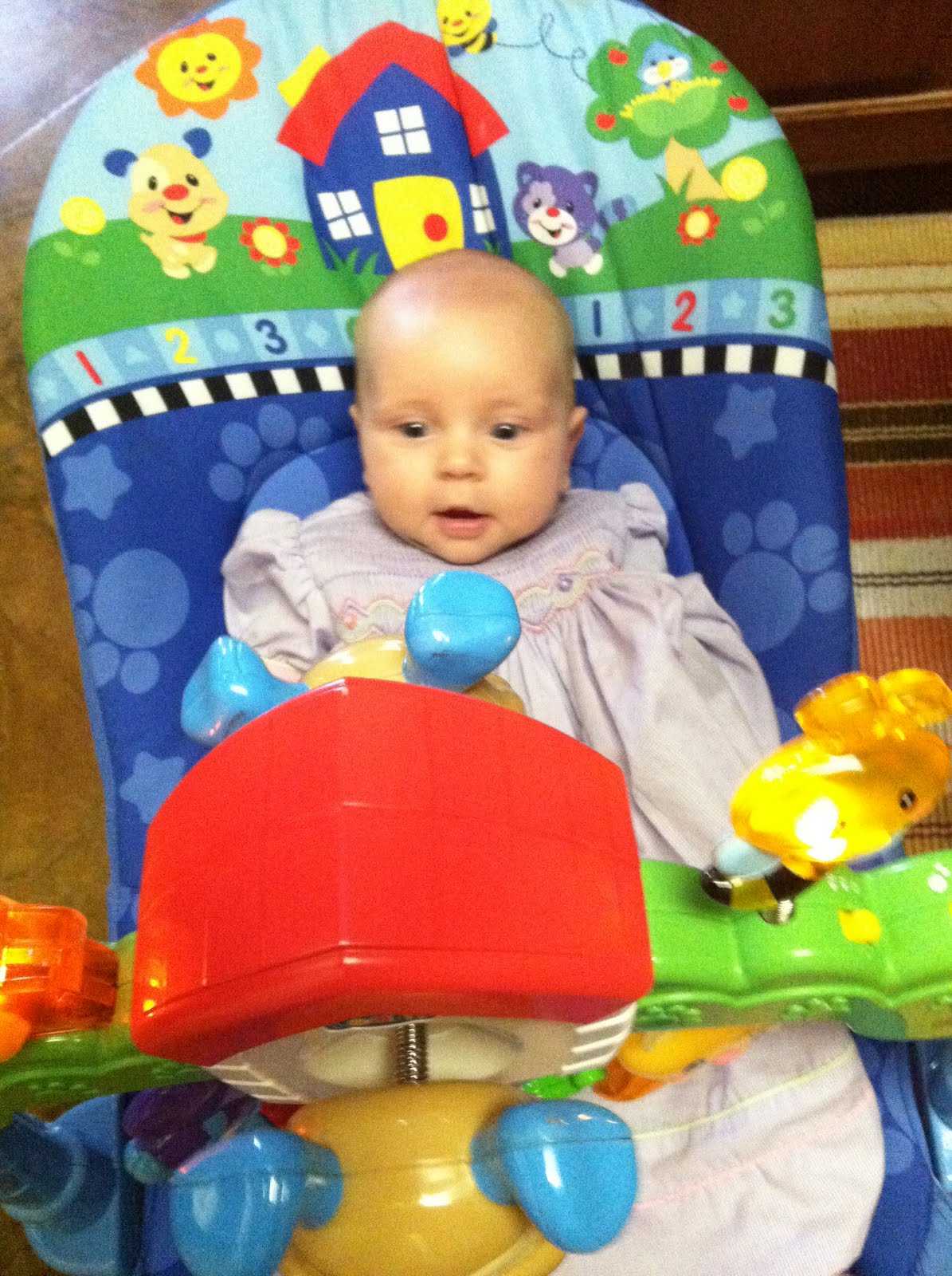 Part of a Bigger Story Bouncy seats aren't just for babies...