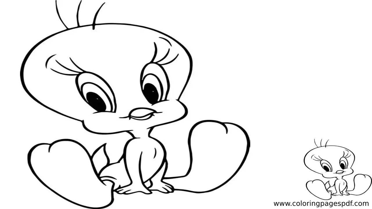 Coloring Page Of Tweety