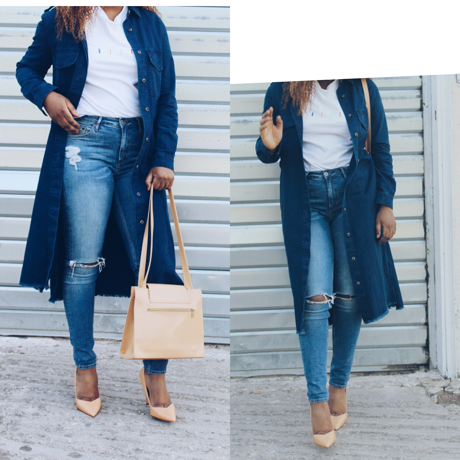 Wardrobeofglutonny : Le trench en jean.