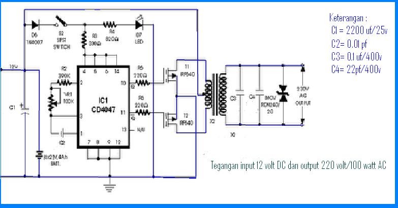 Terpopuler Skema Las Inverter Sederhana Skema Las