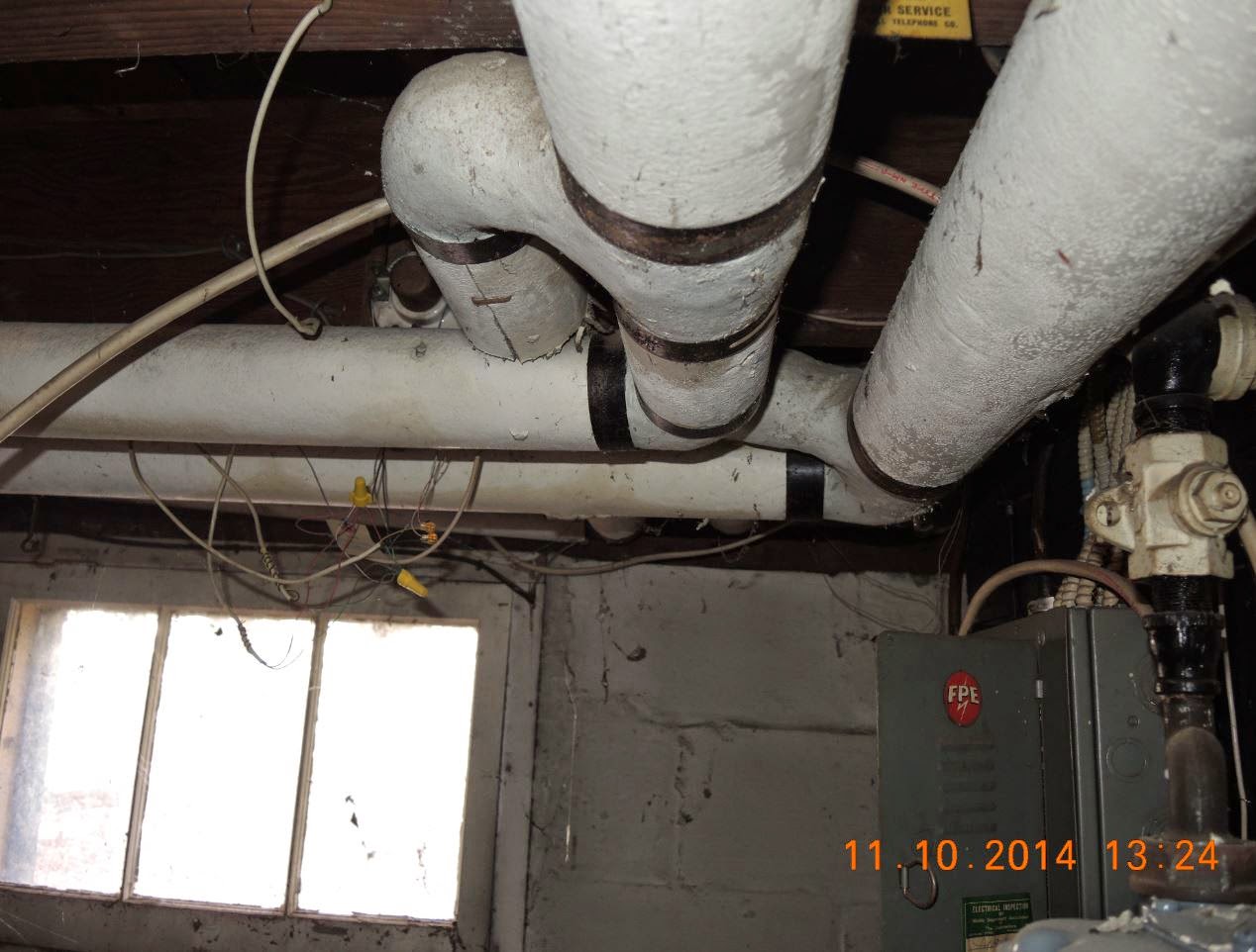 MEC&F Expert Engineers CORRUGATED ASBESTOS PAPER INSULATION AND OLD