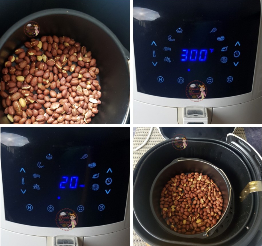 Roasted Peanuts in GoWise Air Fryer EVENLY roasted, NUTTY flavored