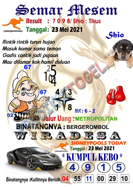 17 Taypak semar sdy hari ini