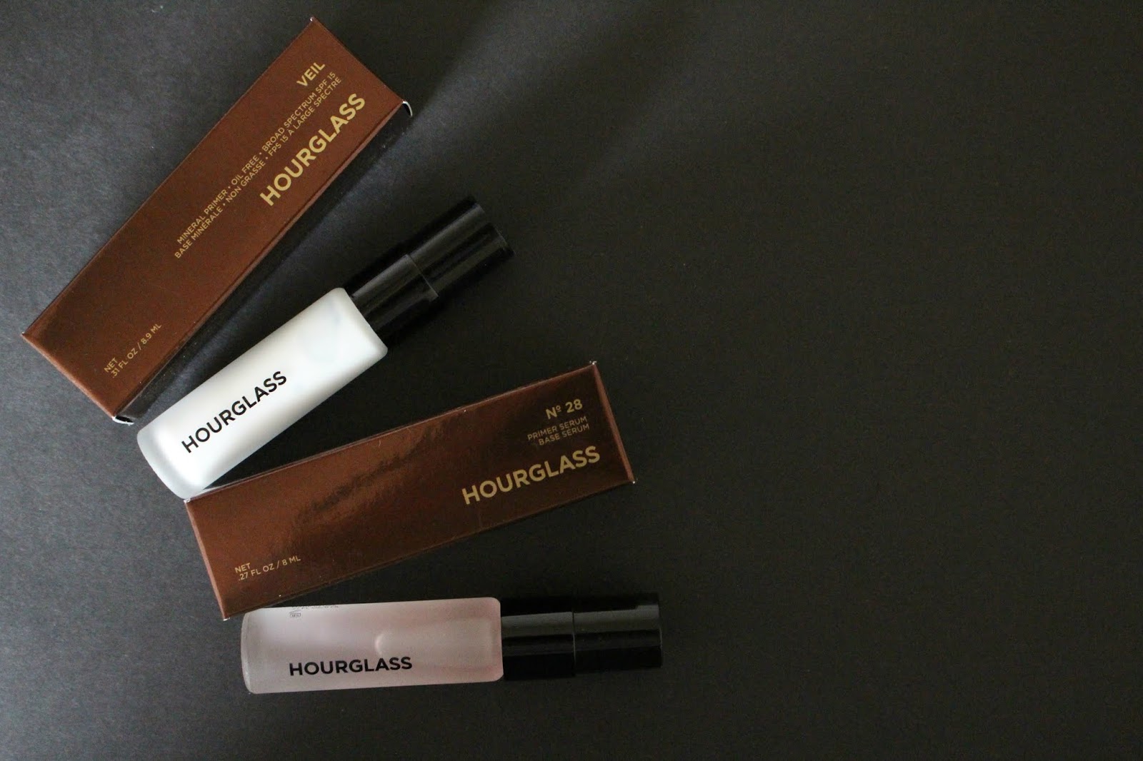 Hourglass Veil Mineral Primer and No 28 Primer Serum Review A Very