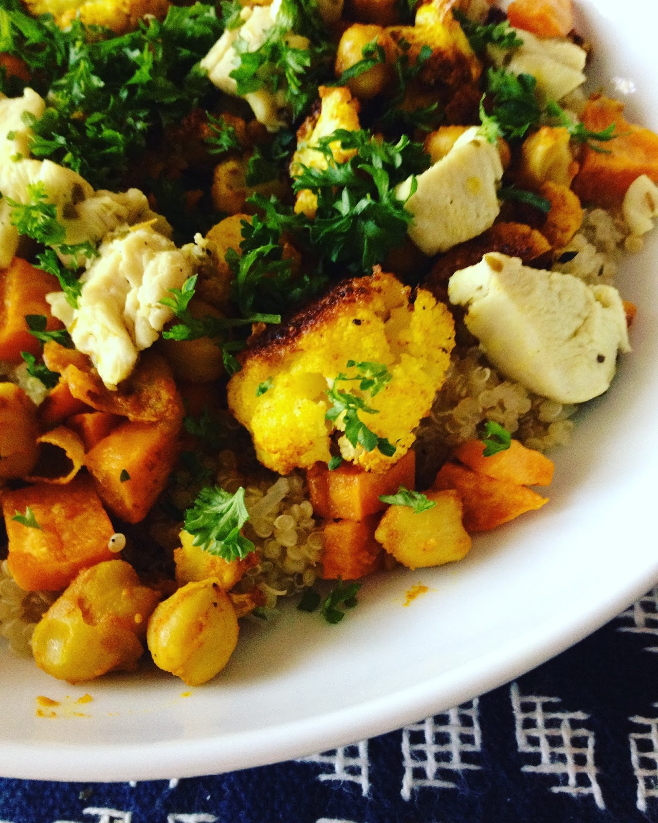 Hope For Healing Curry Cauliflower Grain Bowls
