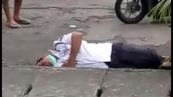 Heboh Satpam Tergeletak di Pinggir Jalan Medan, Polisi: Bukan Corona