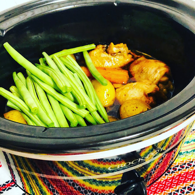 Pui Cu Miere, Soia Si Usturoi la Crockpot