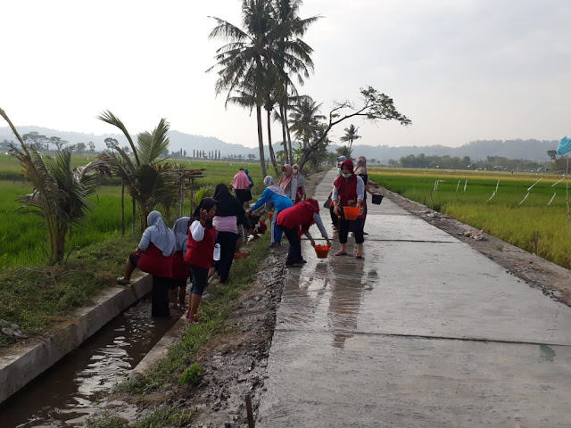 Cukup Besar, Dukungan Ibu-Ibu di TMMD Kodim Klaten  