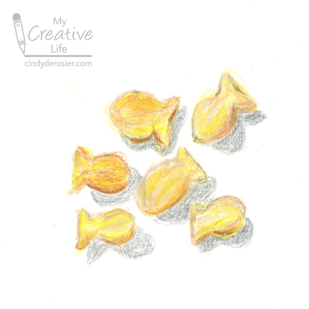 Cindy deRosier My Creative Life 30 Days of Drawing Food