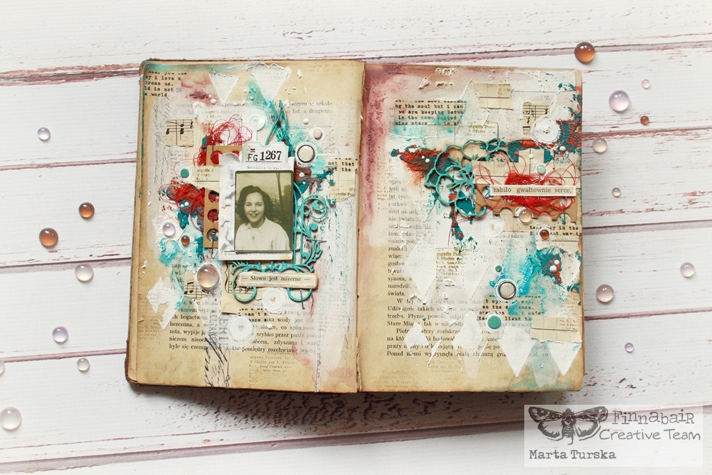 Finnabair Vintage artjournal by Marta