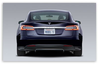 Tesla Model S Rear View