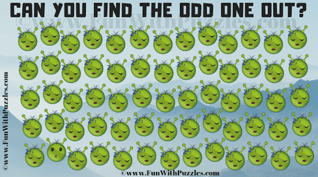 Train Your Brain: Find the Odd Emoji Picture Puzzle