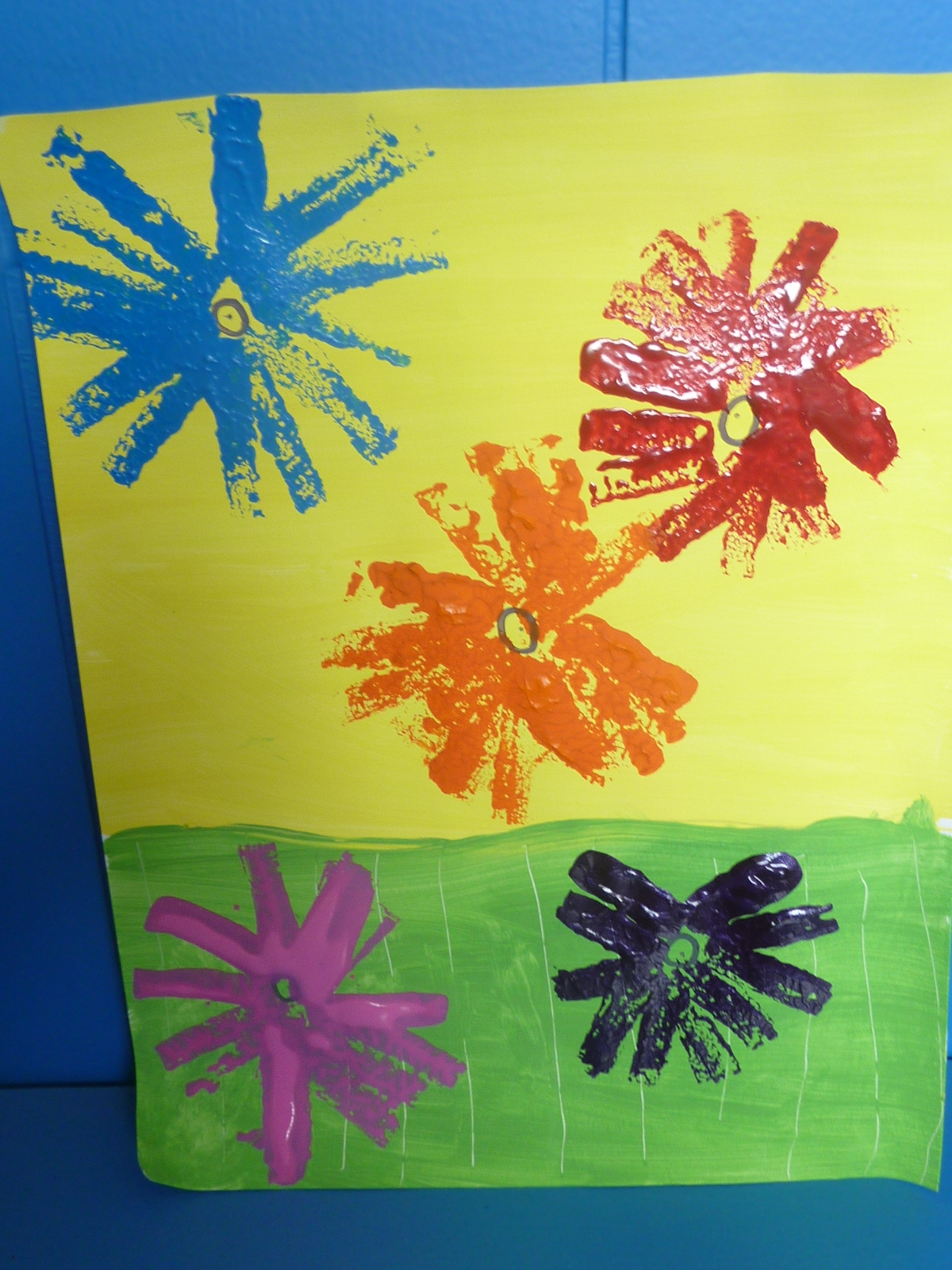 Fleurs printanières en MS