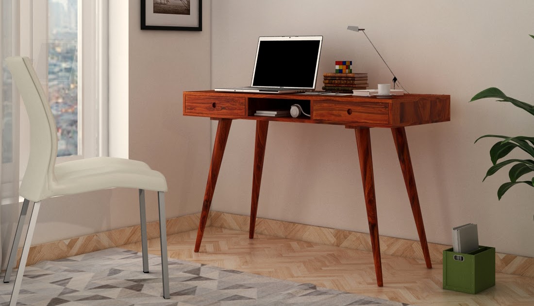 Solid Wood Study Table For Home