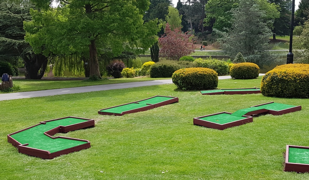 The Ham and Egger Files Mini Golf at Queens Park in Crewe