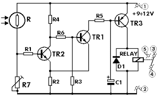 Free Circuit Diagrams: Simple Light Switch