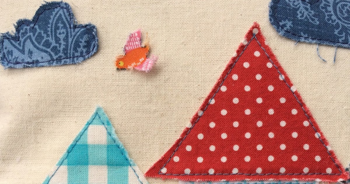 Applique Houses and some Sketchbook Club inspiration! Butterfly Bright